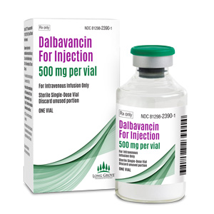 Long Grove Pharmaceuticals Launches Generic Dalbavancin for Injection